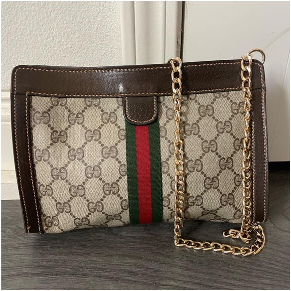 Gucci Handbags - Authentic GUCCI GG Web Sherry Crossbody Bag Purse